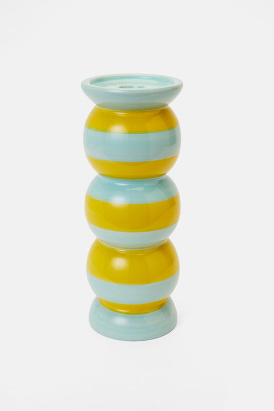 Gorman NZ - Stripe Candle Holder Lge - multi