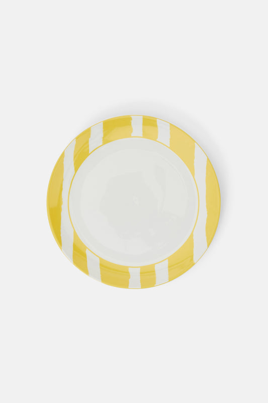 Gorman NZ - Stripe Yellow Plate Lge - yellow