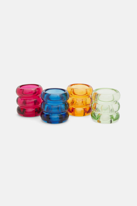 Gorman NZ - Rainbow Candle Holder X4 - multi