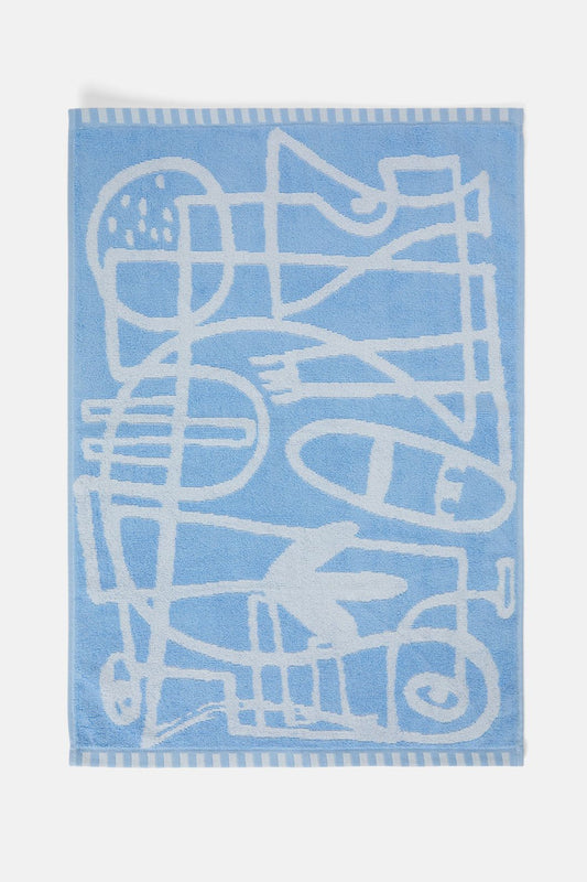Gorman NZ - Speechless Blue Handtowel - blue