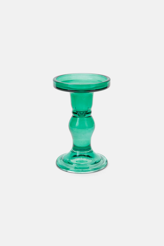 Gorman NZ - Green Glass Candle Hlr Lg - green