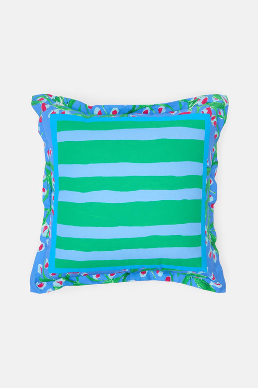 Gorman NZ - Striped Square Cushion - multi