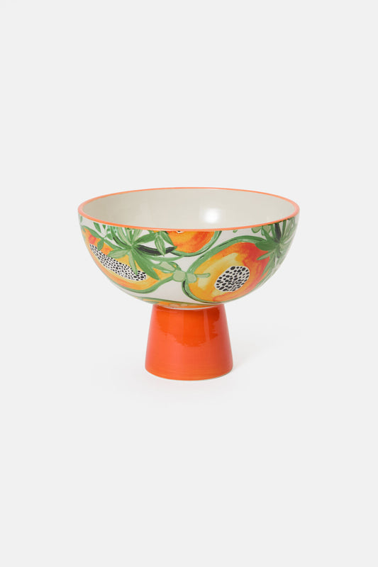 Gorman NZ - Paw Paw Footed Bowl - print