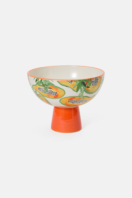 Gorman NZ - Paw Paw Footed Bowl - print