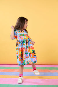 Gorman NZ - Check Mate Kids Dress - multi