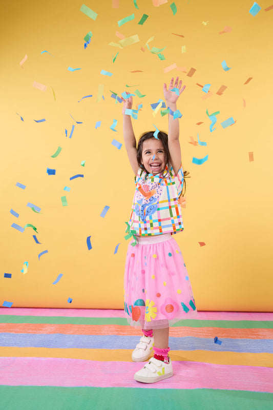 Gorman NZ - Little Sequins Kids Skirt - pink