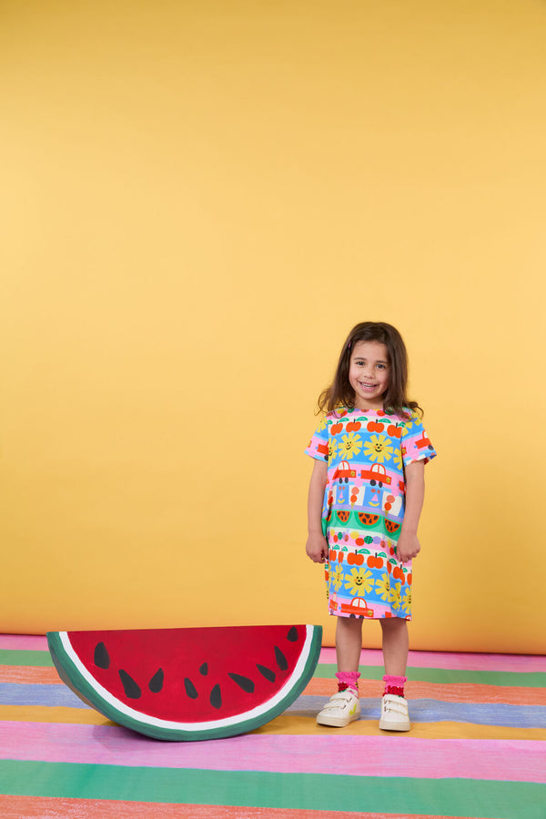 Gorman NZ - Little Stripe Kids Dress - multi