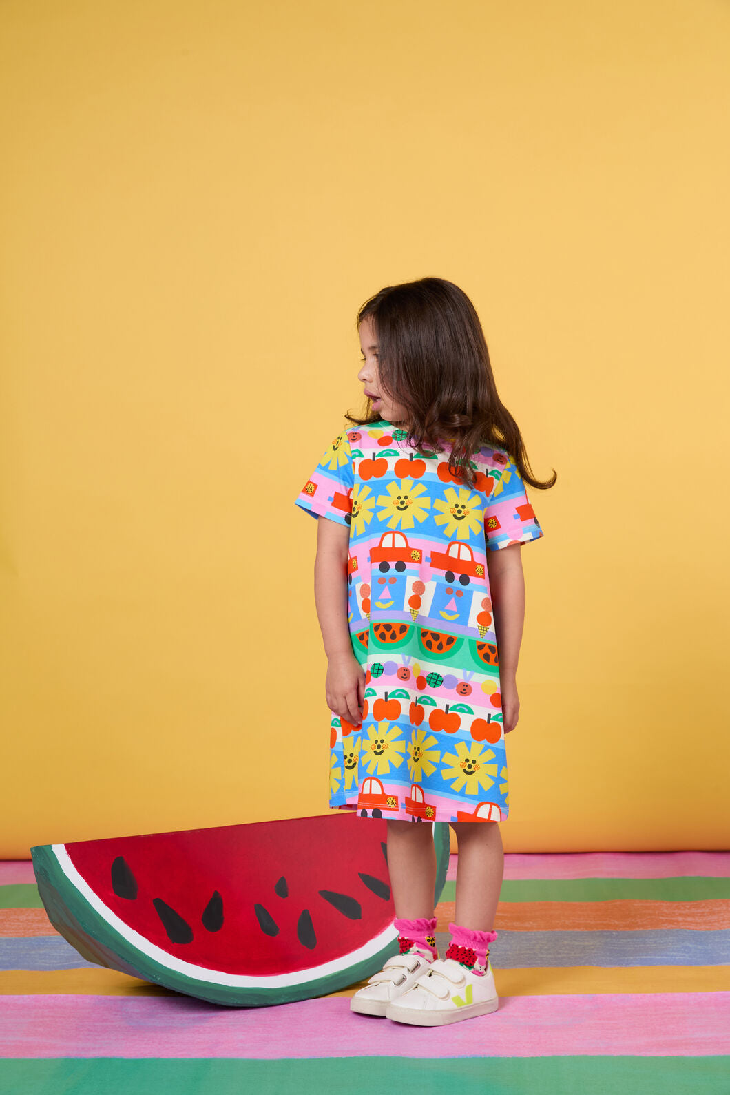 Gorman NZ - Little Stripe Kids Dress - multi