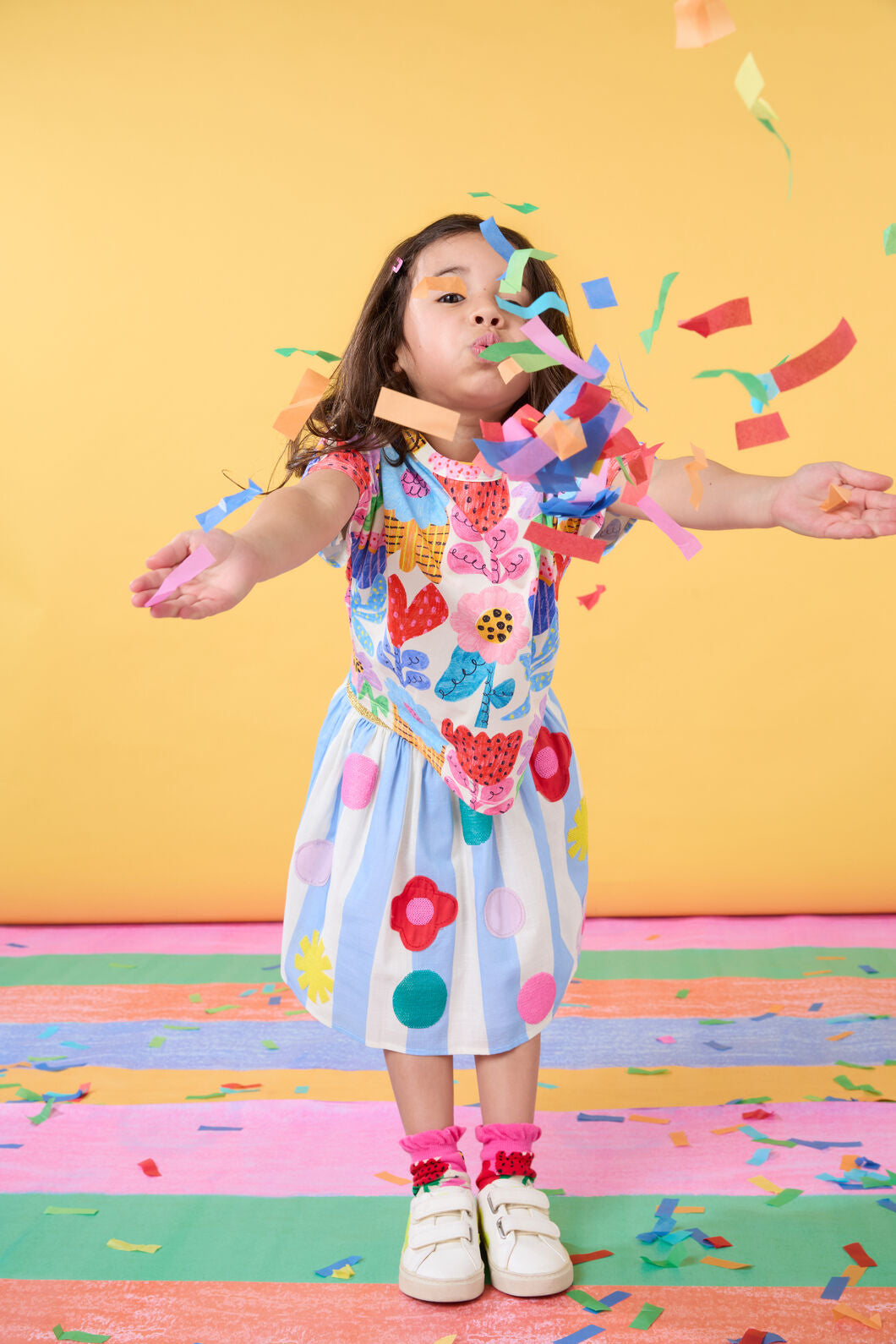 Gorman NZ - Sequin Stripe Kids Skirt - stripe