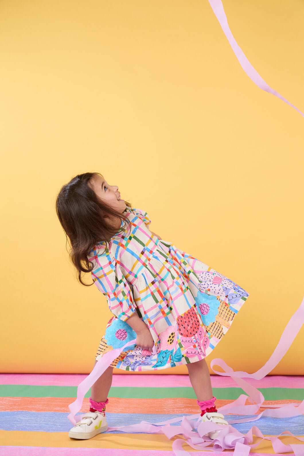 Gorman NZ - Oopsie Border Kids Dress - multi