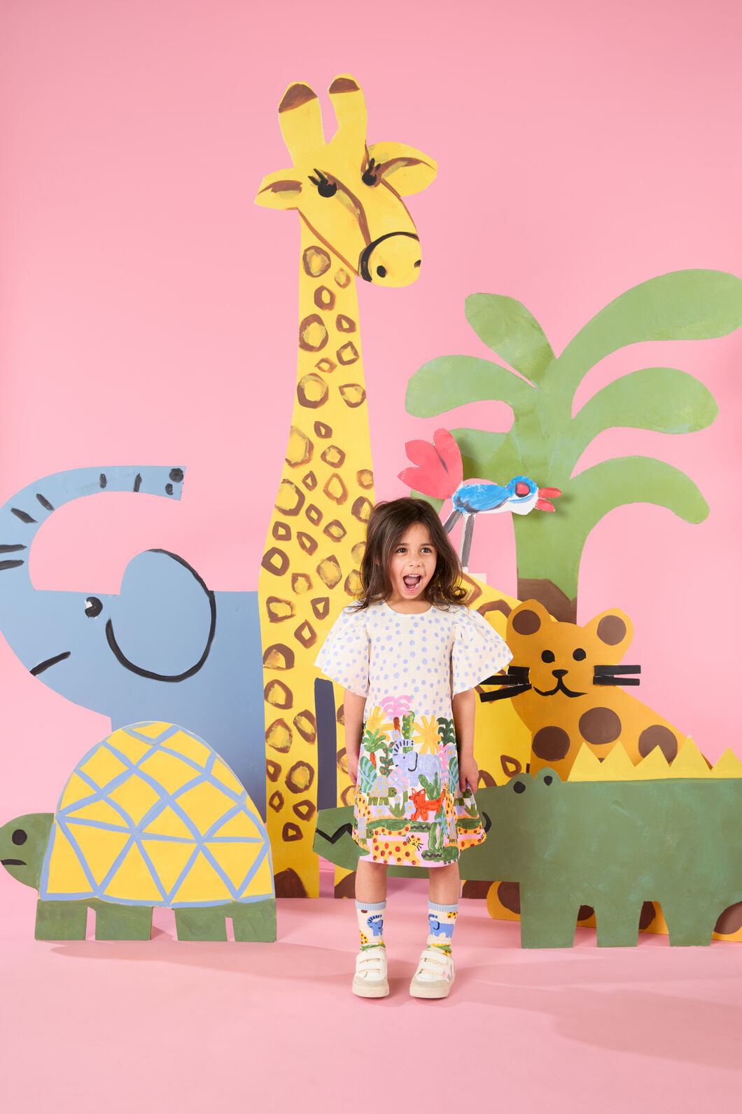 Gorman NZ - Forest Border Kids Dress - multi