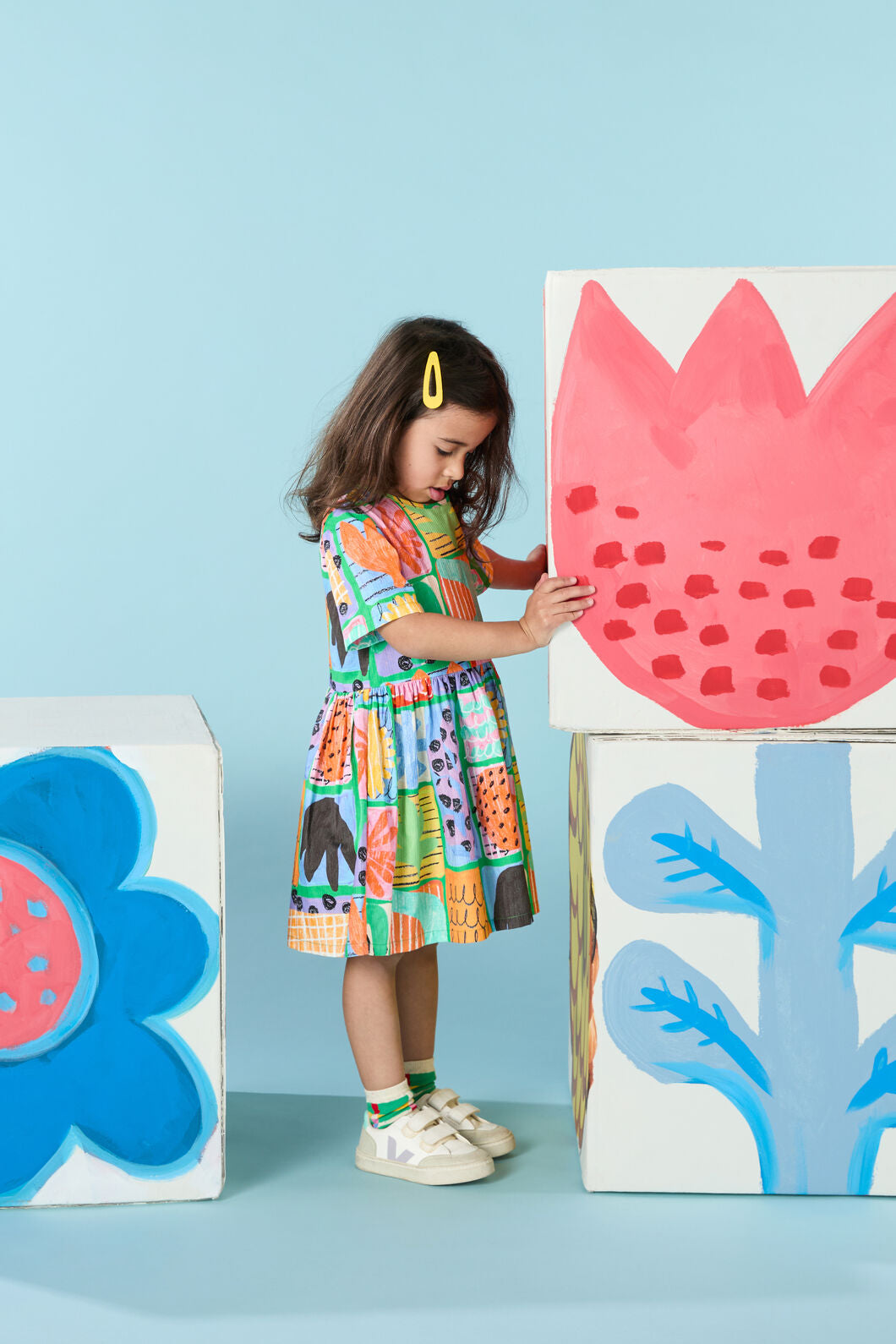 Gorman NZ - Vacay Kids Dress - print