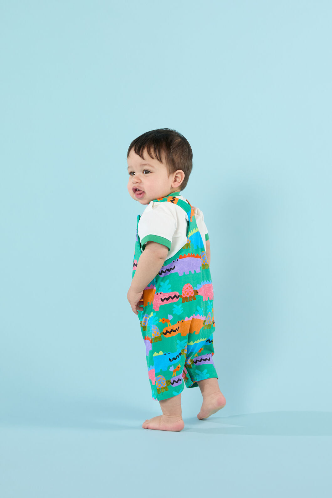 Gorman NZ - Snap Baby Overalls - green