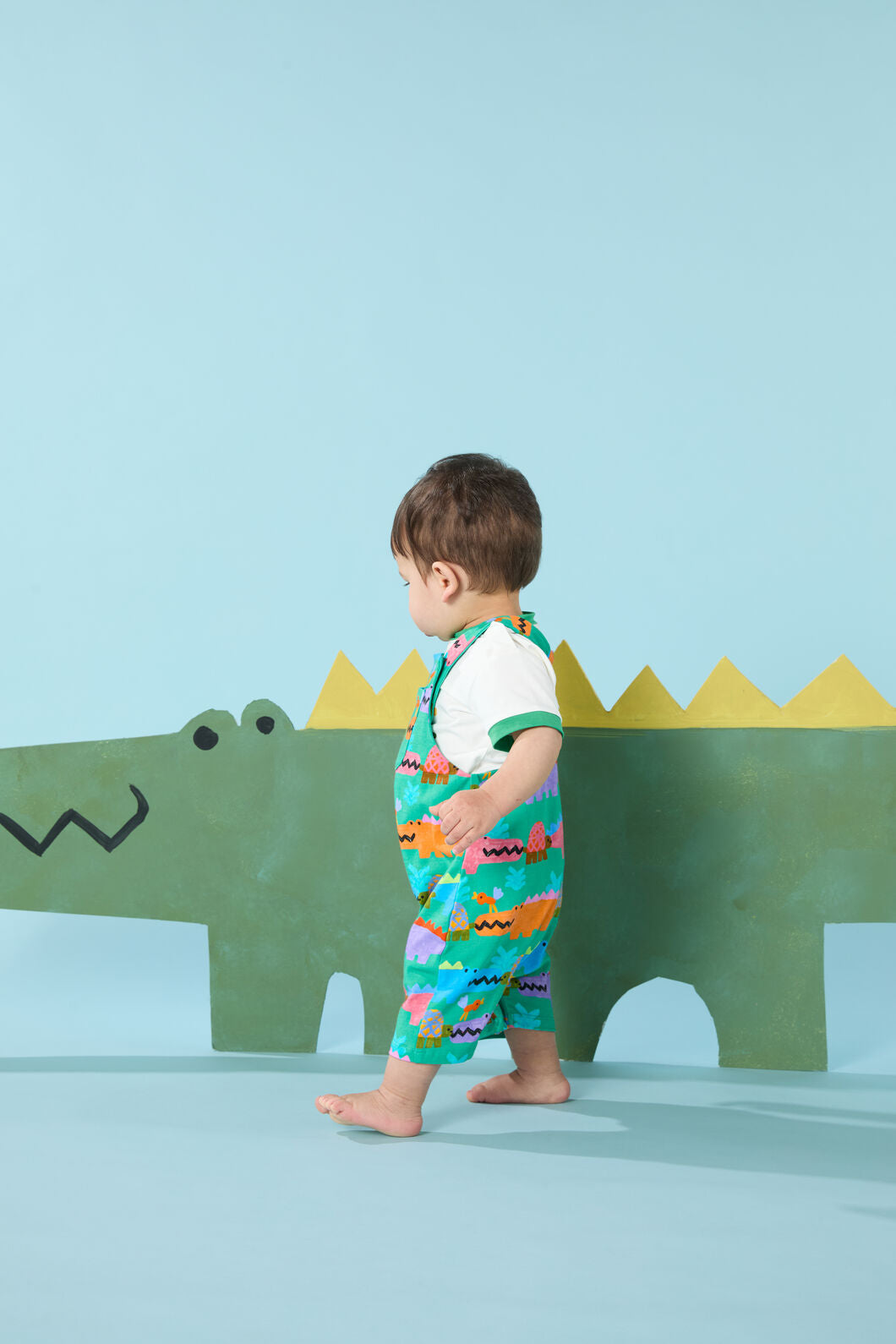 Gorman NZ - Snap Baby Overalls - green