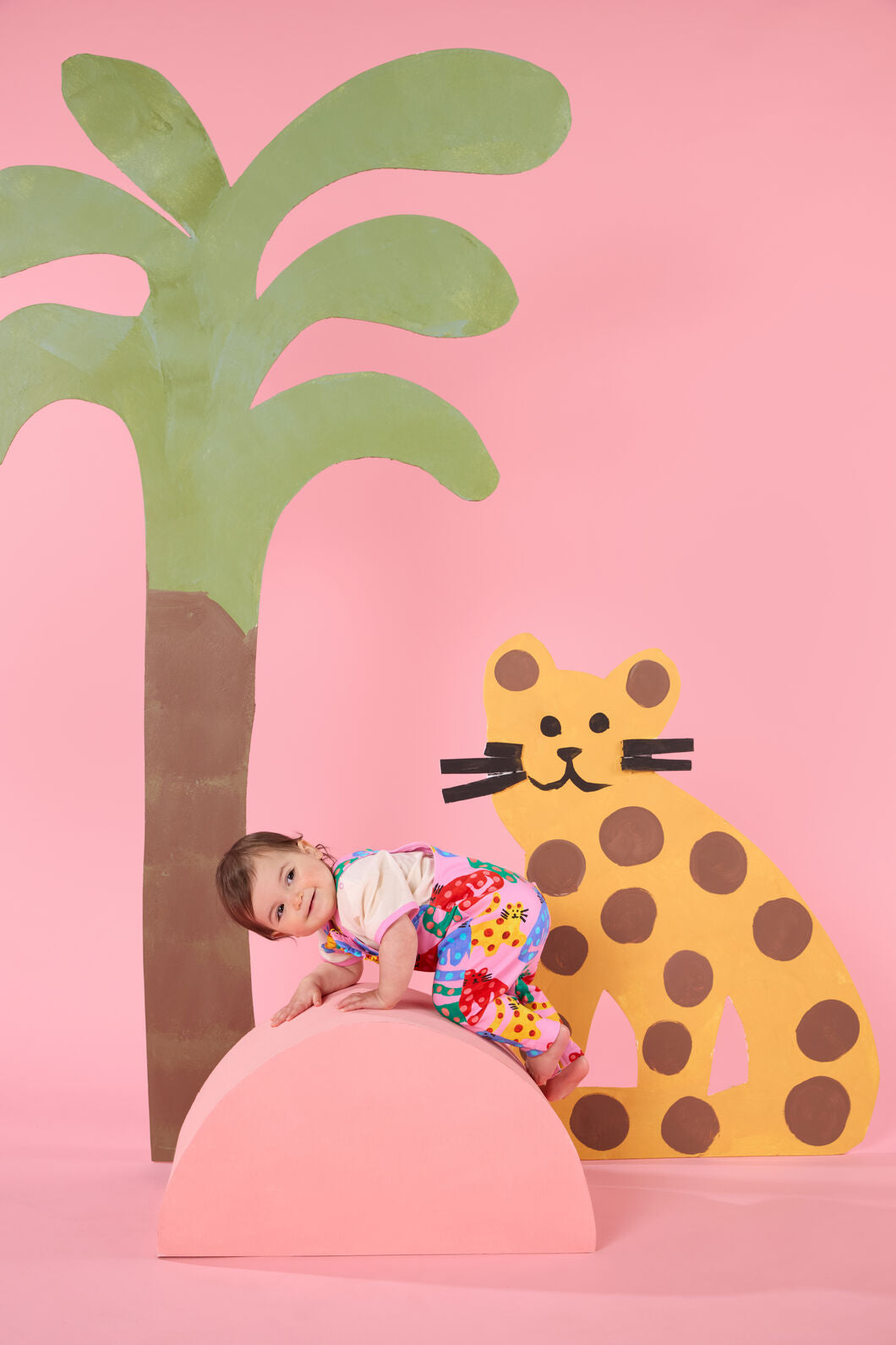 Gorman NZ - Wiskers Baby Frill Overalls - pink