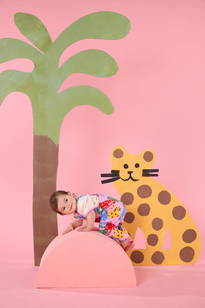 Gorman NZ - Wiskers Baby Frill Overalls - pink