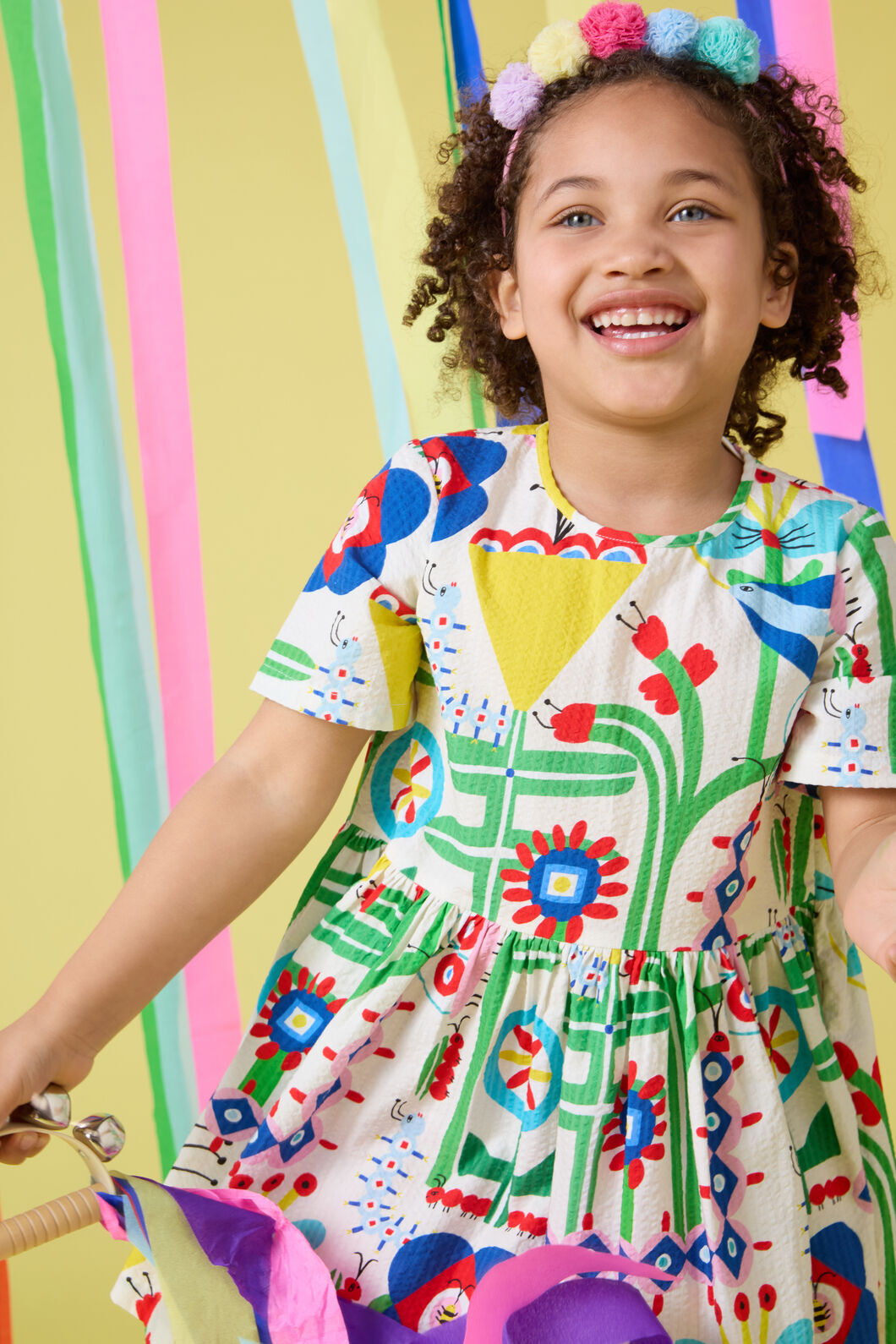 Gorman NZ - Mini Hideout Kids Dress - cream