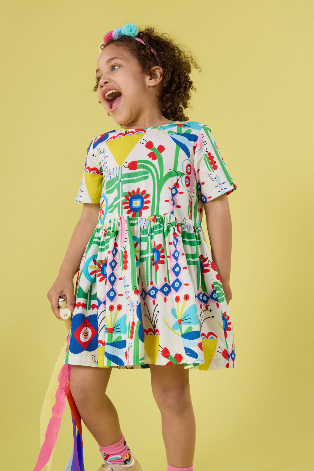 Gorman NZ - Mini Hideout Kids Dress - cream