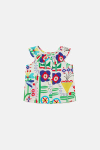 Gorman NZ - Mini Hideout Kids Top - cream