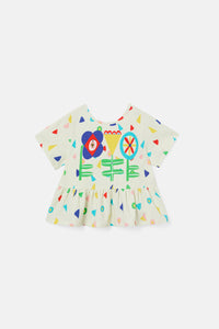 Gorman NZ - Mini Floral Kids Petal Top - multi