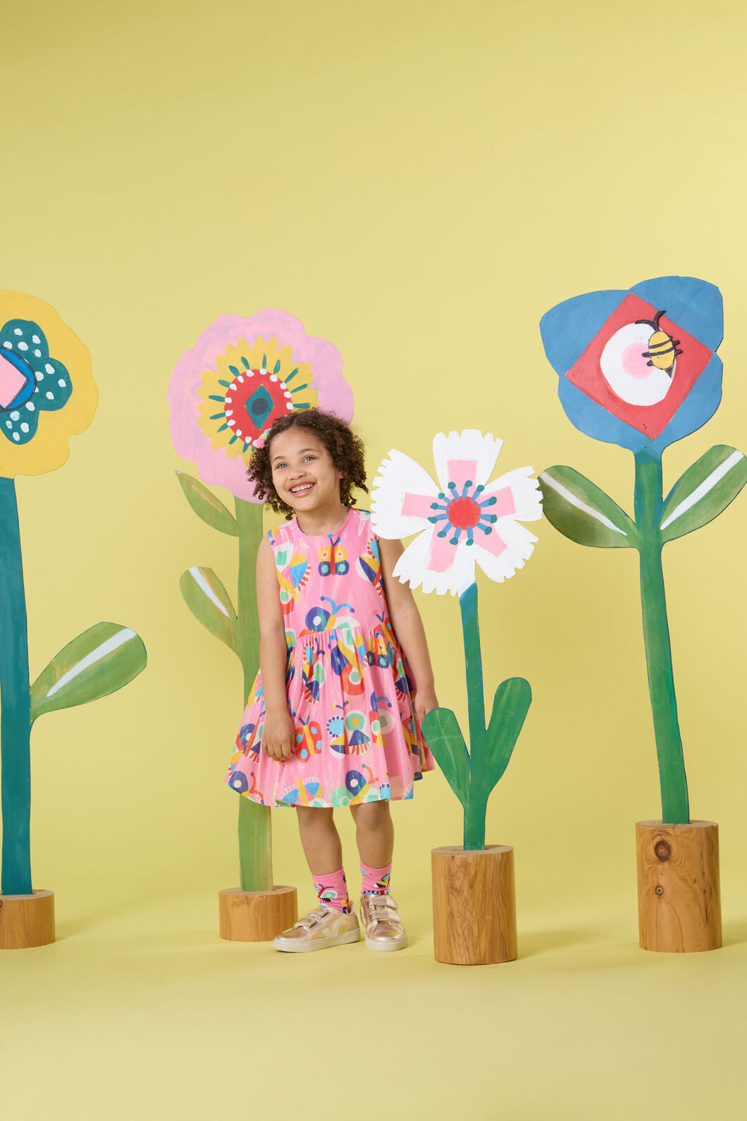 Gorman NZ - Butterfly Kids Tulip Dress - pink