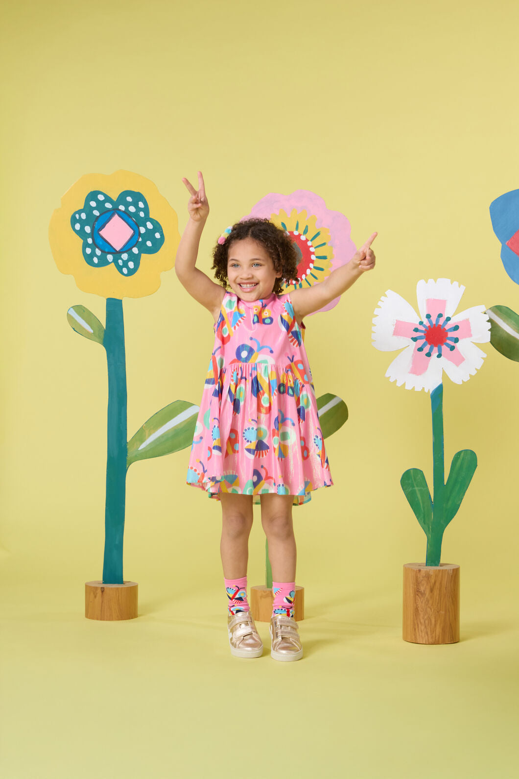 Gorman NZ - Butterfly Kids Tulip Dress - pink