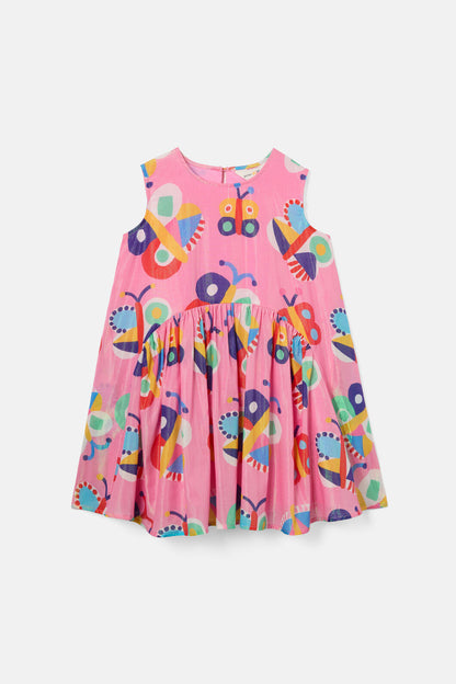 Gorman NZ - Butterfly Kids Tulip Dress - pink
