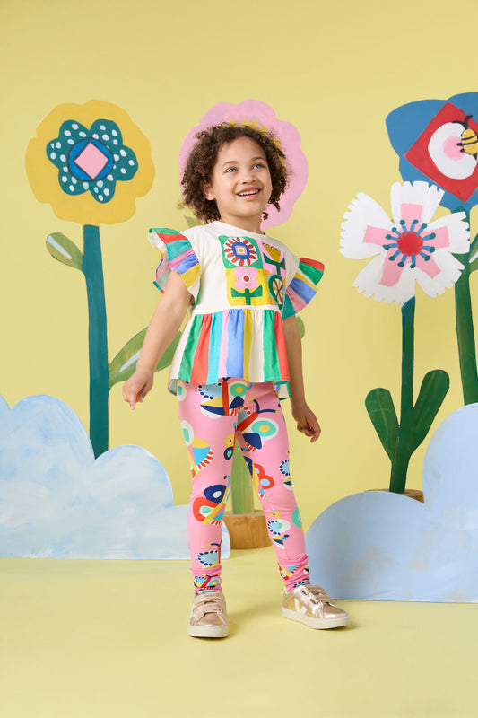 Gorman NZ - Butterfly Kids Legging - pink