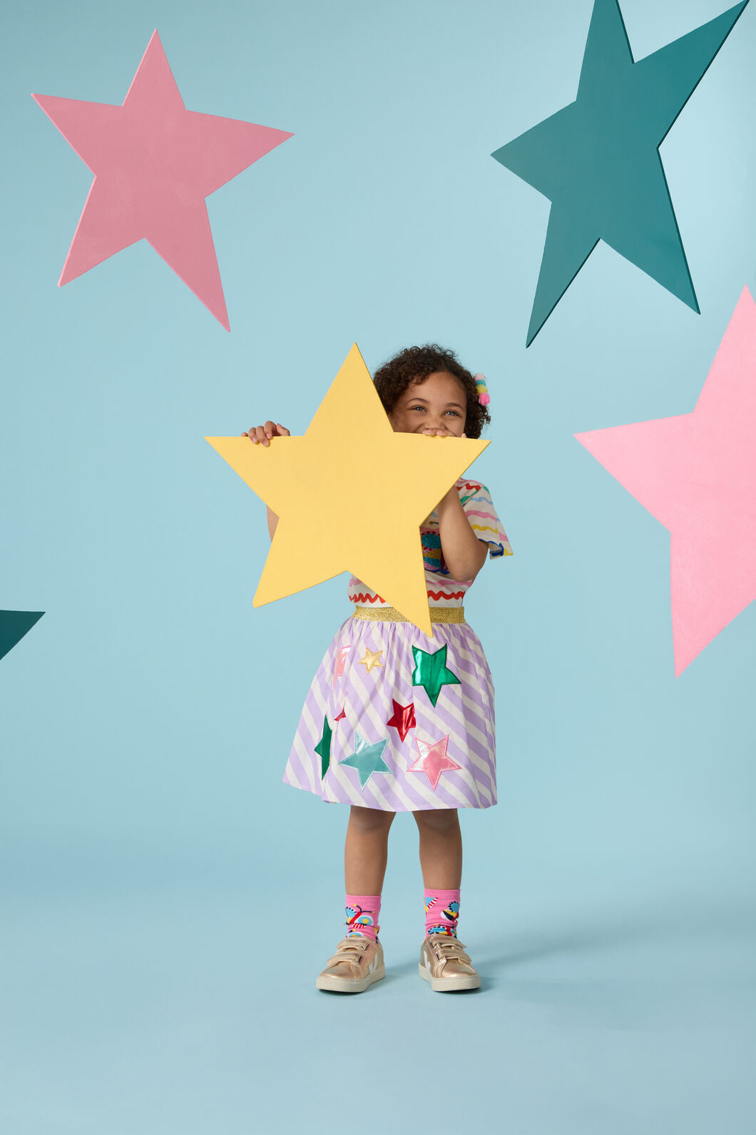 Gorman NZ - Star Stripe Kids Skirt - multi