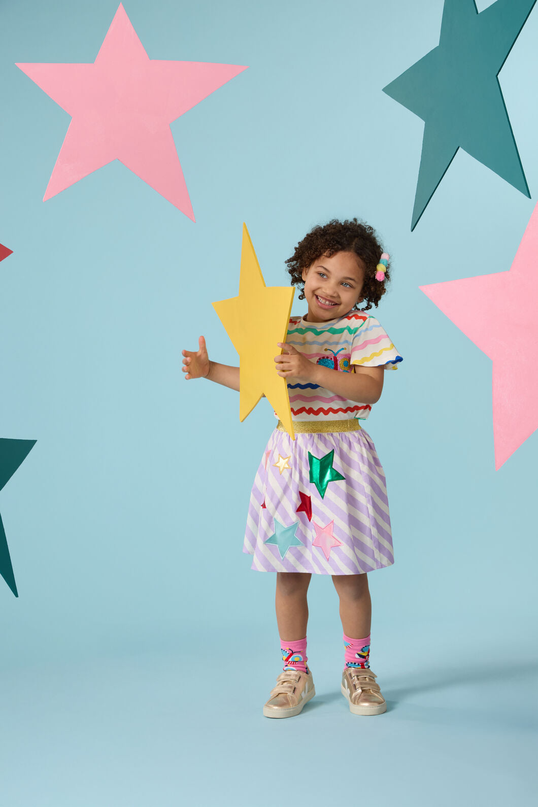 Gorman NZ - Star Stripe Kids Skirt - multi