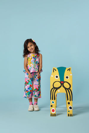 Gorman NZ - Rio Kids Frill Pant - lilac