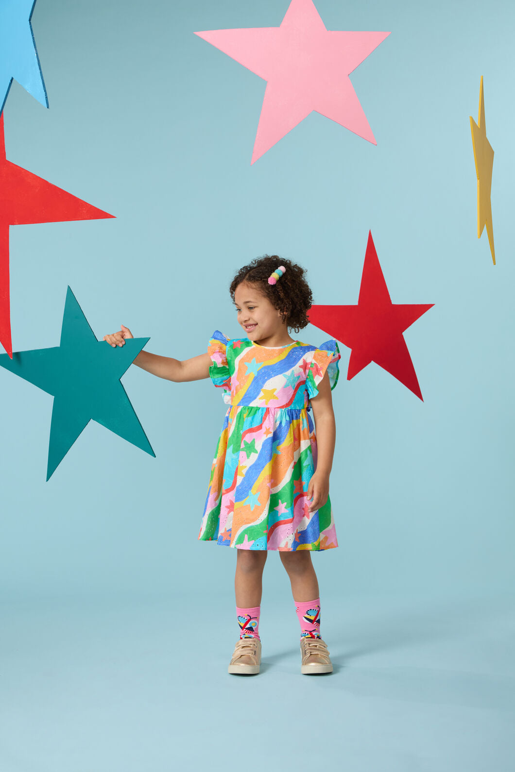 Gorman NZ - Shine Kids Broderie Dress - multi
