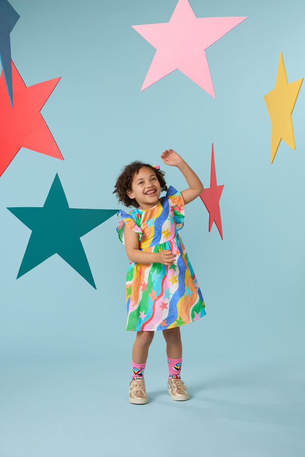 Gorman NZ - Shine Kids Broderie Dress - multi