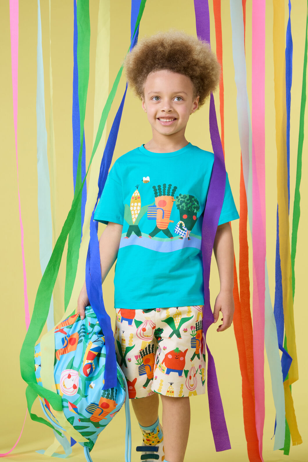 Gorman NZ - Veggie Guys Kids Ss Tee - teal