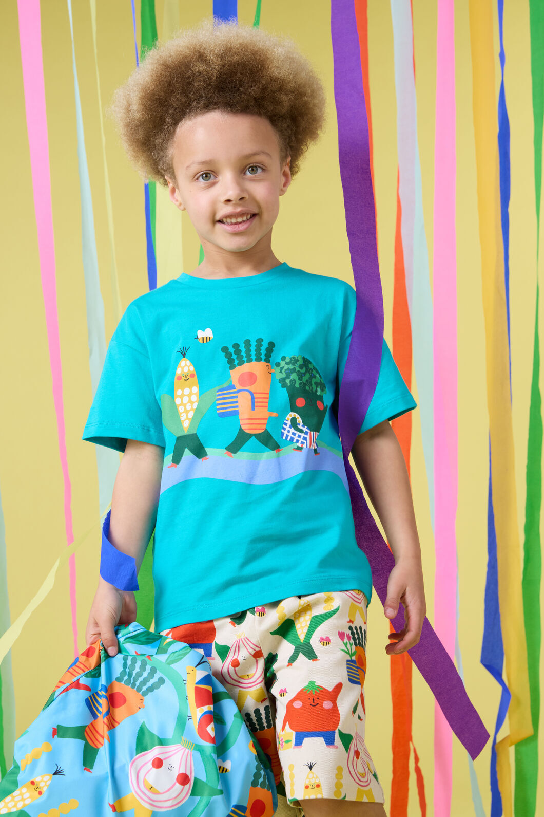Gorman NZ - Veggie Guys Kids Ss Tee - teal
