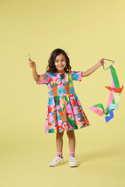 Gorman NZ - Walkabout Kids Dress - multi