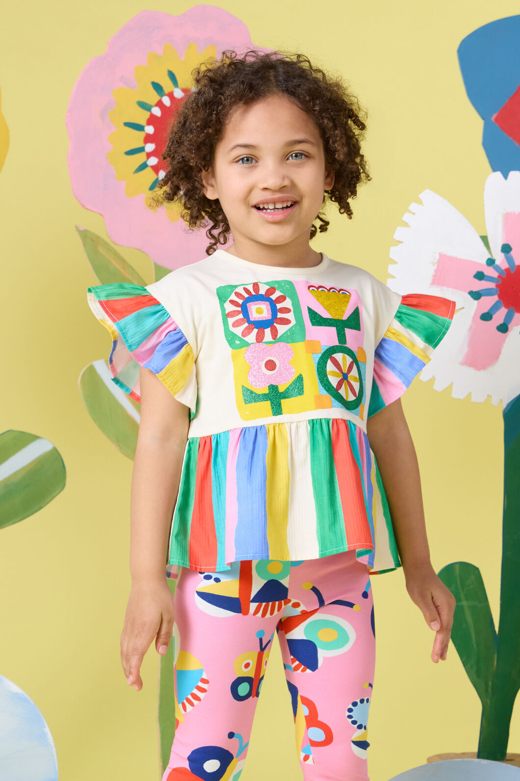 Gorman NZ - Hideout Geo Kids Top - multi