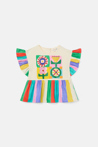 Gorman NZ - Hideout Geo Kids Top - multi