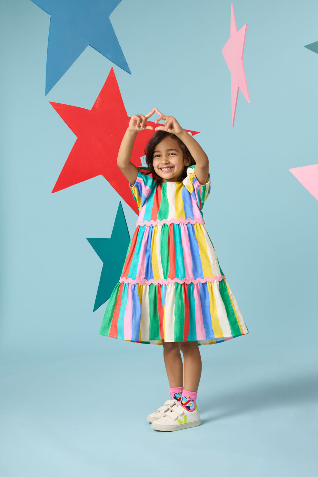 Gorman NZ - Carnival Stripe Kids Dress - stripe