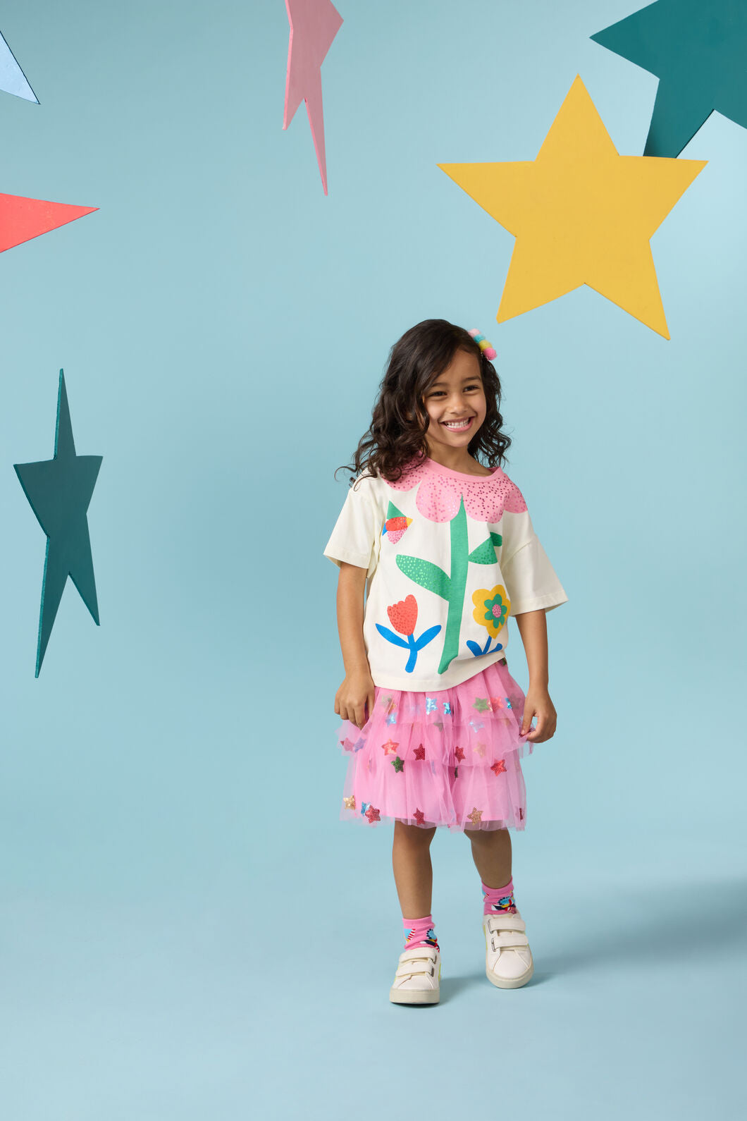 Gorman NZ - Floral Kids Ss Tee - cream