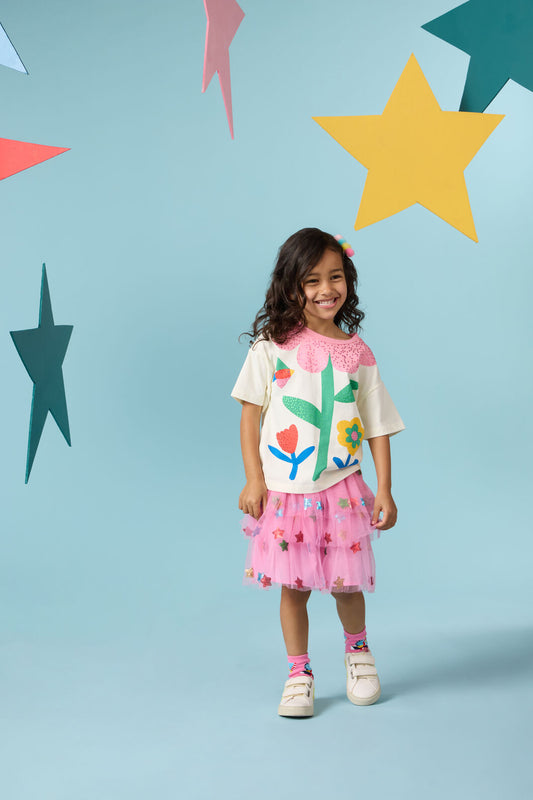 Gorman NZ - Floral Kids Ss Tee - cream