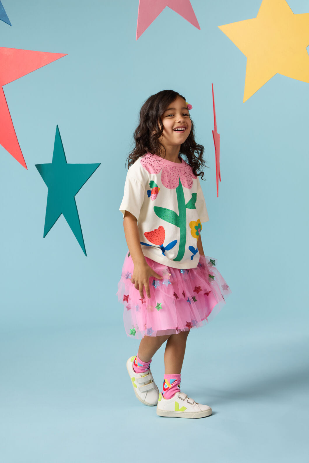 Gorman NZ - Floral Kids Ss Tee - cream