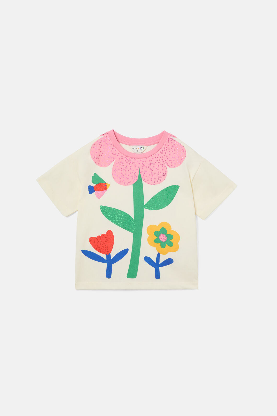 Gorman NZ - Floral Kids Ss Tee - cream