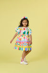 Gorman NZ - Hideout Border Kids Dress - multi