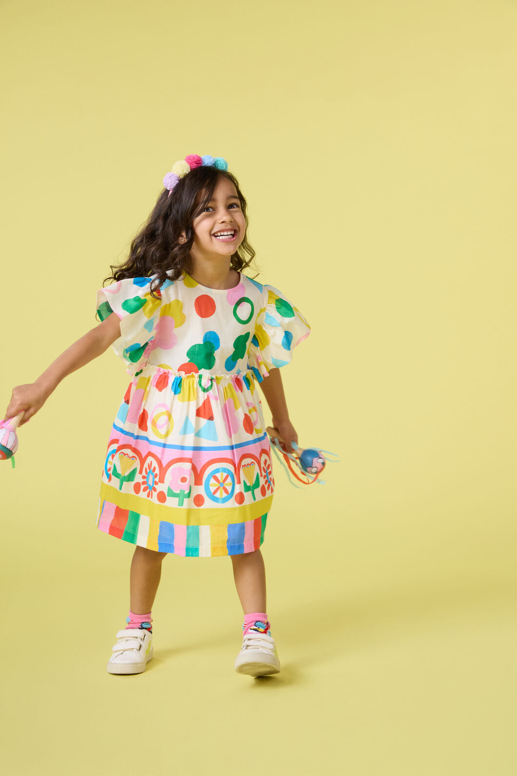 Gorman NZ - Hideout Border Kids Dress - multi