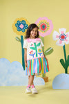 Gorman NZ - Petal Neck Kids Party Dress - multi