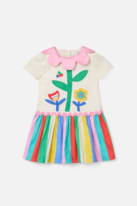 Gorman NZ - Petal Neck Kids Party Dress - multi