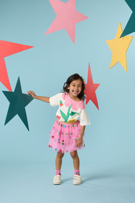 Gorman NZ - Star Party Kids Skirt - pink