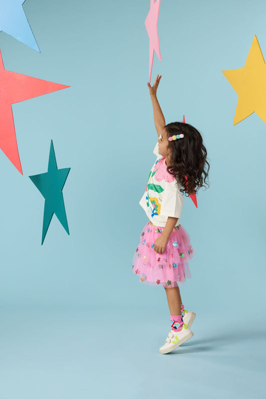 Gorman NZ - Star Party Kids Skirt - pink