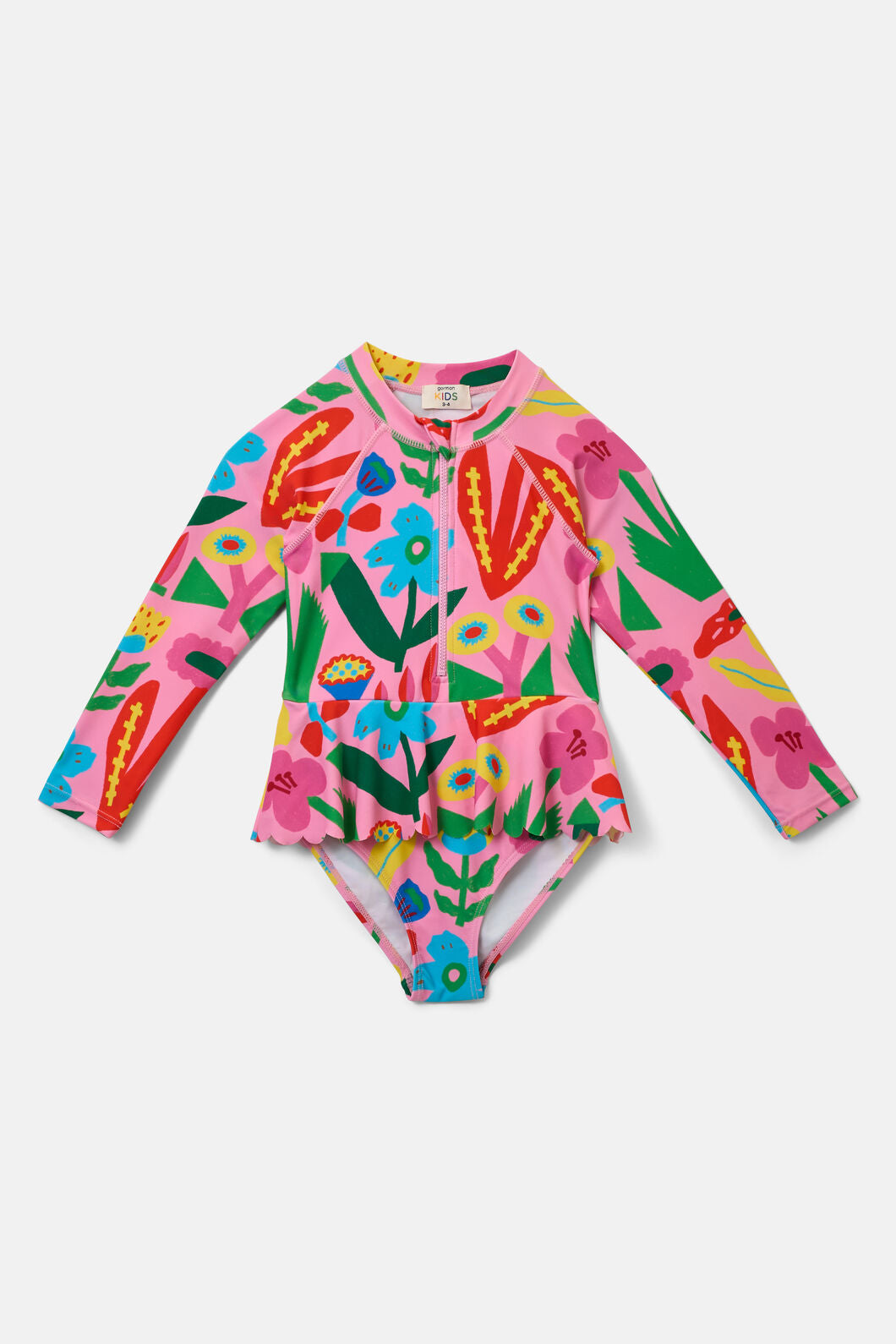 Gorman NZ - Bold Floral Kids Swim Suit - print